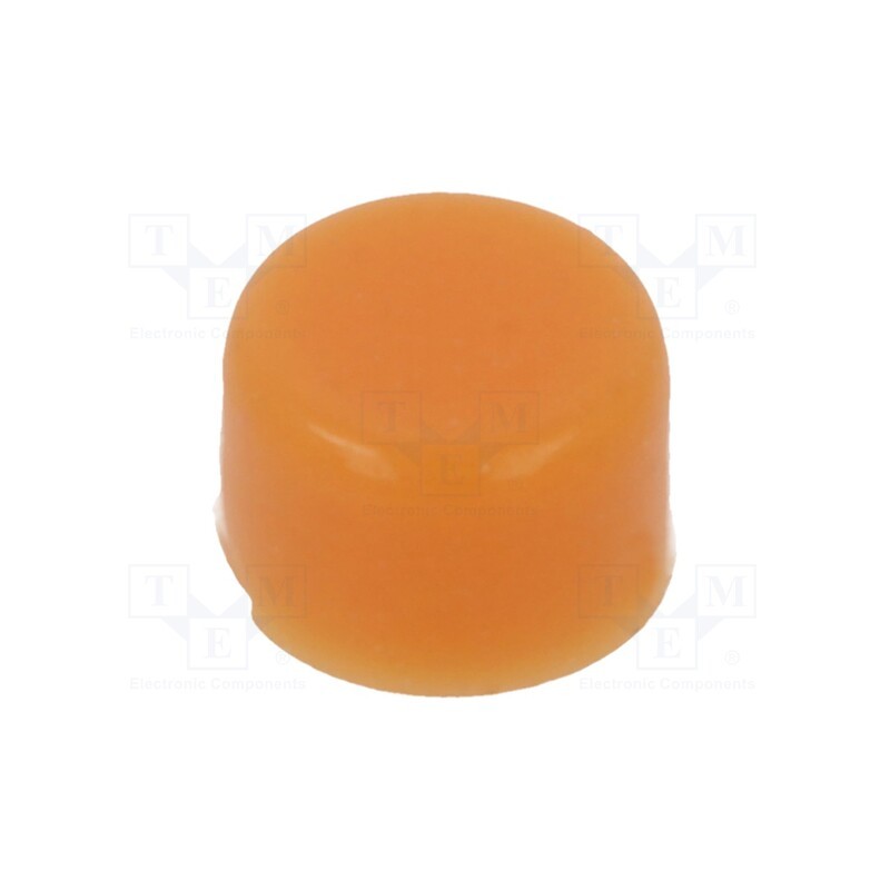 10 pcs : KA 3103 - Button, none, APE, Body: orange
