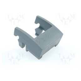 10 pcs : 2A03 - Bezel without window, grey, plastic