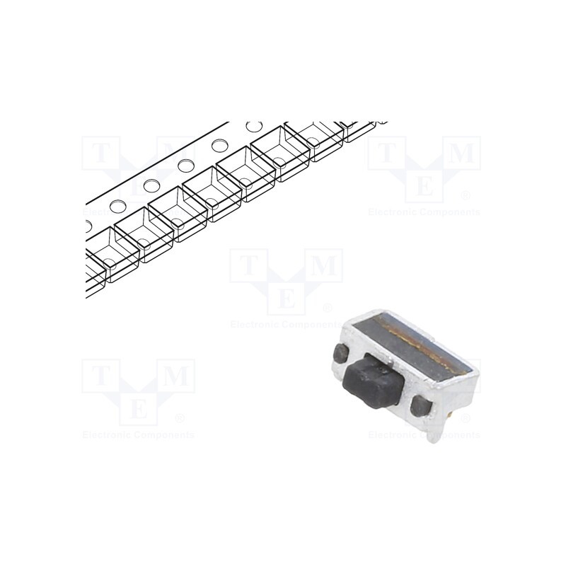 10 pcs : TL6340AF160Q - Microswitch TACT, SPST-NO, Pos: 2, 0.02A/12VDC, THT, none, 1.6N