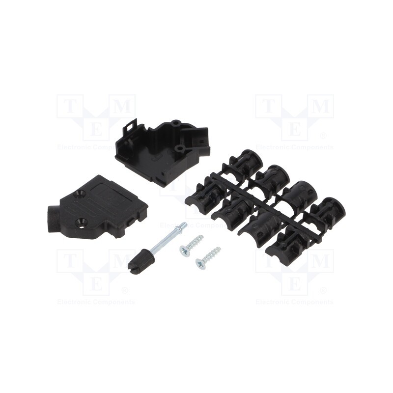 10 pcs : 8655PHRA0901LF - Angled 45°, Locking: screws, Application: D-Sub 9pin