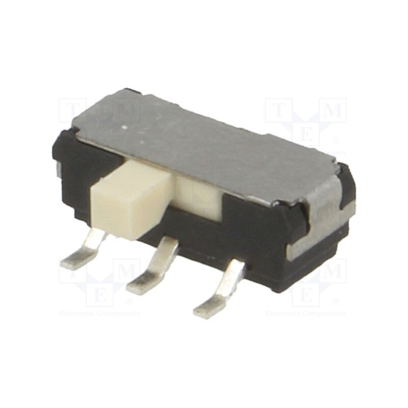 10 pcs : - Switch: slide, Pos: 2, DPDT, 0.3A/6VDC, ON-ON, No.of term: 6, SMT