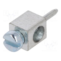 10 pcs : 8730 - Terminal: screw terminal, THT,screw terminal, silver, straight