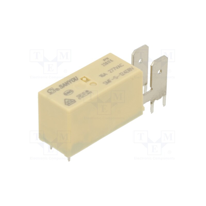 10 pcs : SMF-S-124DBV - Relay: electromagnetic, SPDT, Ucoil: 24VDC, Icontacts max: 16A