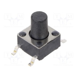 10 pcs : TL3301CF160QG - Microswitch TACT, SPST-NO, Pos: 2, 0.05A/12VDC, SMT, none, 1.57N