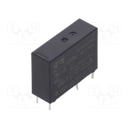 10 pcs : 1721531-2 - Relay: electromagnetic, SPST-NO, Ucoil: 12VDC, 5A, 5A/250VAC, THT