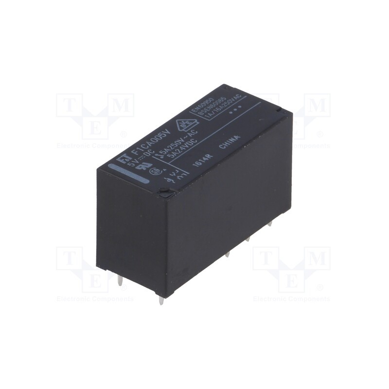10 pcs : FTR-F1CA005V - Relay: electromagnetic, DPDT, Ucoil: 5VDC, 5A, 5A/250VAC, 5A/24VDC