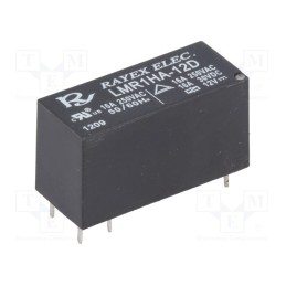 10 pcs : LMR1HA-12D - Relay: electromagnetic, SPST-NO, Ucoil: 12VDC, 16A, 16A/250VAC