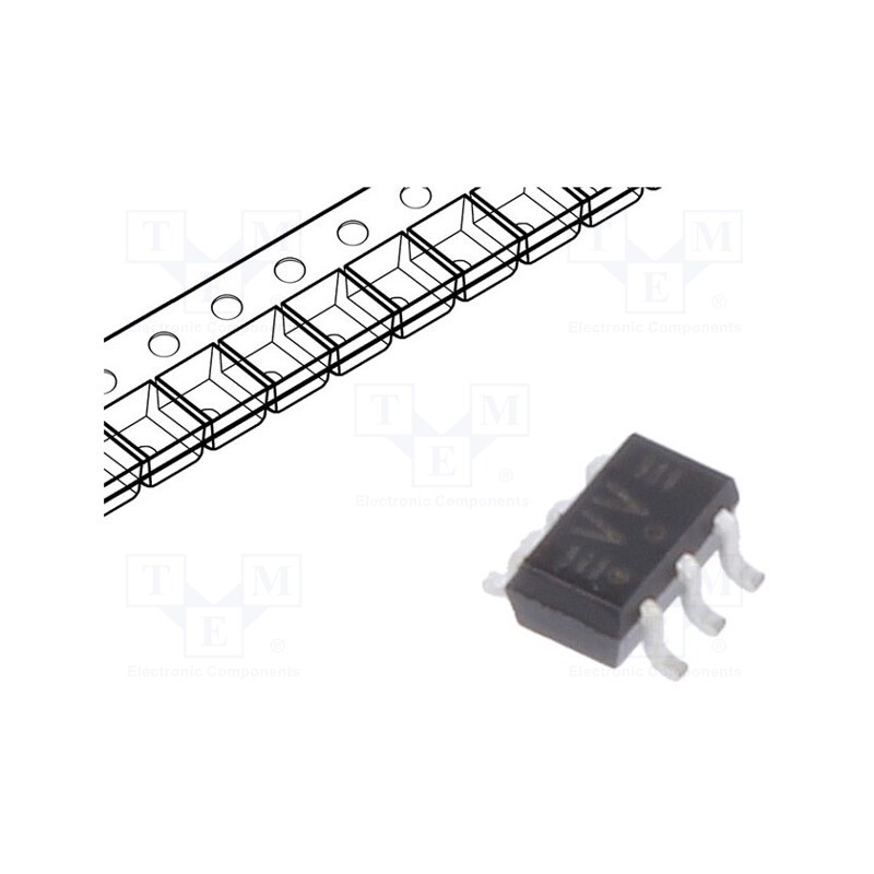 10 pcs : 74LVC2G17GW,125 - IC: digital, buffer,non-inverting, Ch: 2, CMOS,TTL, SMD, SC88, LVC