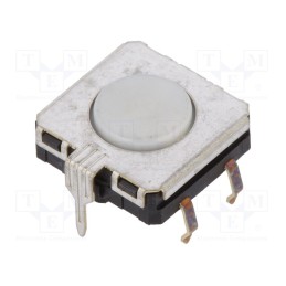 10 pcs : B3W-4100 - Microswitch TACT, SPST-NO, Pos: 2, 0.05A/24VDC, THT, none, 1.96N