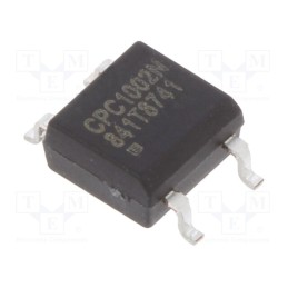 10 pcs : CPC1002N - Relay: solid state, 700mA, max.60VDC, SMT, SOP4, 4.09x3.81x2.03mm