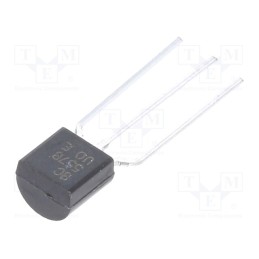 10 pcs : BC557B - Transistor: PNP, bipolar, 45V, 0.1A, 500mW, TO92