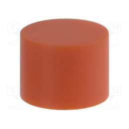 10 pcs : B32-1620 - Button, push-in, 7mm, -25÷70°C, round, orange, Ø9.5mm