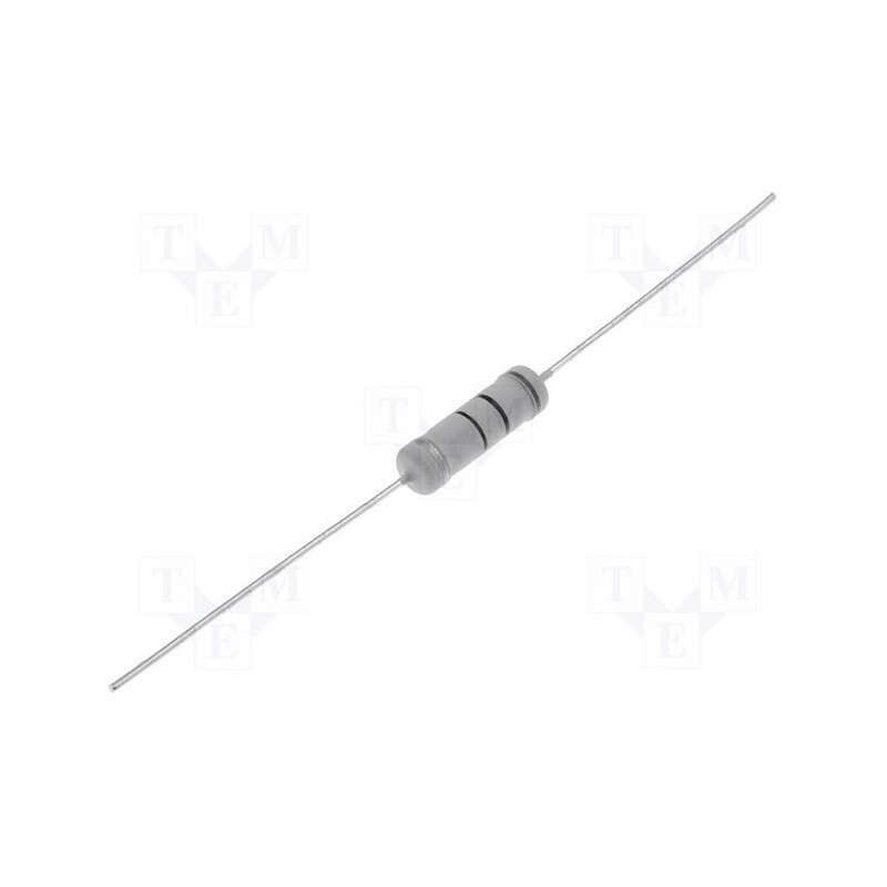 50 pcs : MOF3WS-6K8 - Resistor: metal oxide, THT, 6.8kΩ, 3W, ±5%, Ø5x15mm, axial