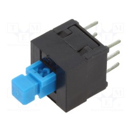 10 pcs : TL2202OAYA - Switch: push-button, Pos: 2, DPDT, 0.1A/30VDC, ON-(ON), Pitch: 2.5mm