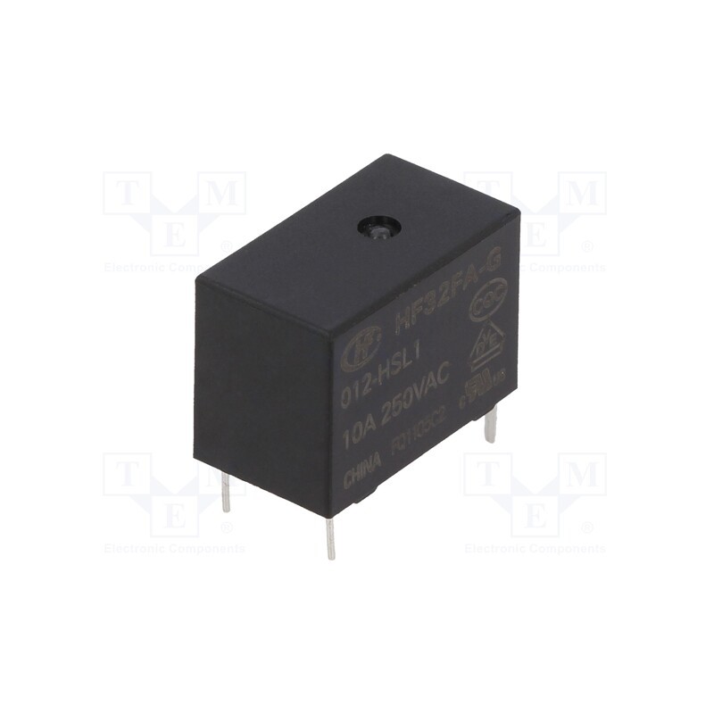 10 pcs : HF32FA-G/012-HSL1 - Relay: electromagnetic, SPST-NO, Ucoil: 12VDC, 10A, 10A/250VAC