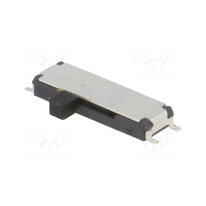 10 pcs : - Switch: slide, Pos: 3, SP3T, 0.3A/4VDC, OFF-ON-ON, No.of term: 4, SMT