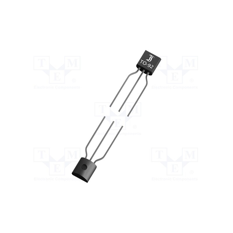 10 pcs : BC557A - Transistor: PNP, bipolar, 45V, 0.1A, 500mW, TO92