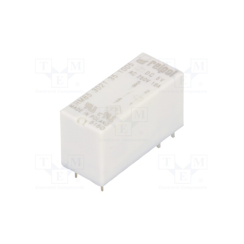 10 pcs : RM85-3021-35-1005 - Relay: electromagnetic, SPST-NO, Ucoil: 5VDC, Icontacts max: 16A