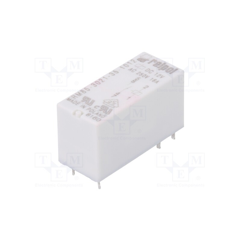 10 pcs : RM85-3021-35-1012 - Relay: electromagnetic, SPST-NO, Ucoil: 12VDC, Icontacts max: 16A