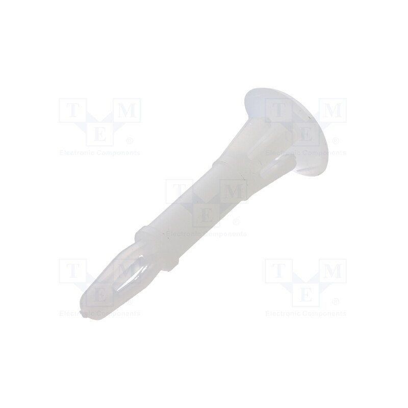 50 pcs : 8G820V40626 - Assembly stud, polyamide, L: 15.9mm, latch/latch, Ø2: 4.75mm