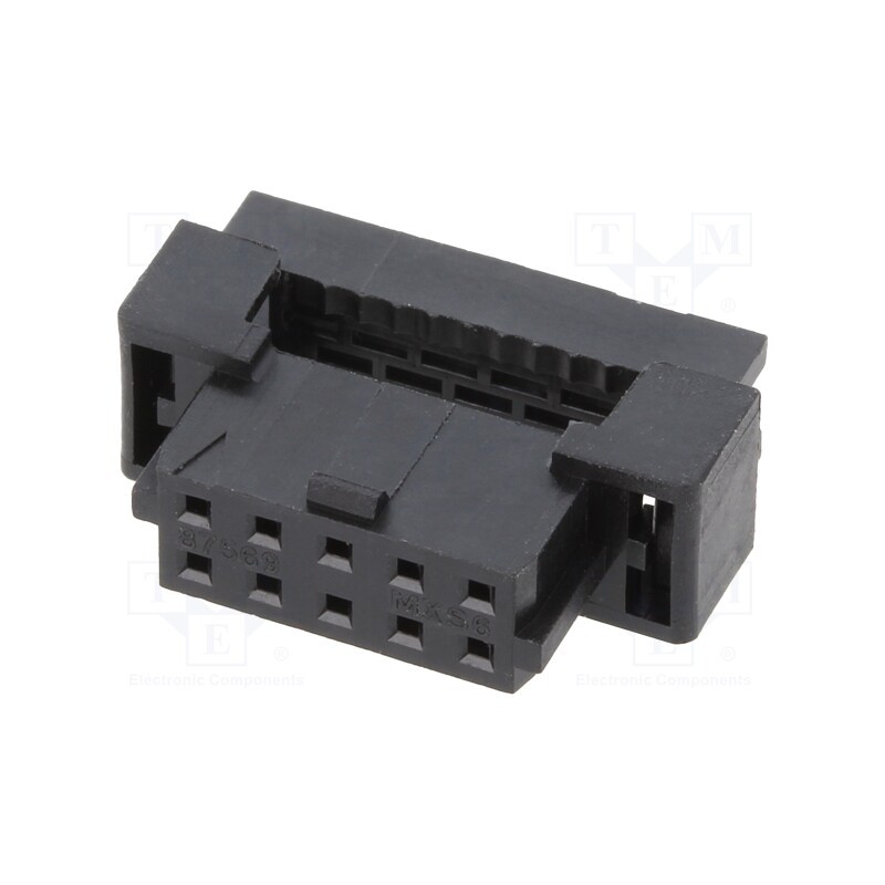 10 pcs : 875681073 - Plug, wire-wire/PCB, female, Milli-Grid, 2mm, PIN: 10, IDC, 1A
