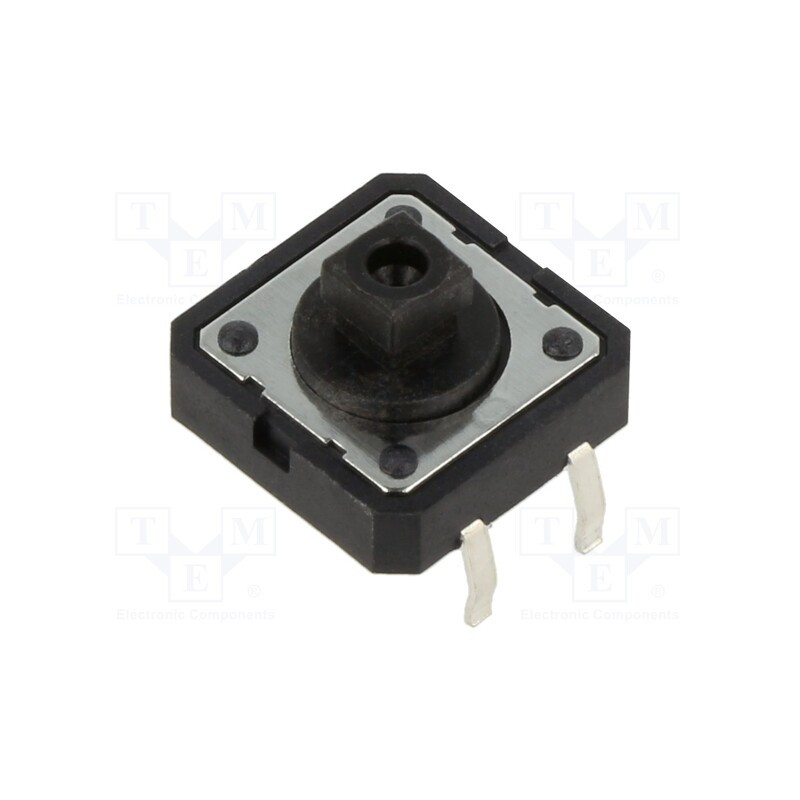 10 pcs : PTS125SJK73-2 LFS - Microswitch TACT, SPST-NO, Pos: 2, 0.05A/12VDC, THT, none, 2.6N