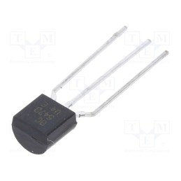 10 pcs : BC547B - Transistor: NPN, bipolar, 45V, 0.1A, 500mW, TO92