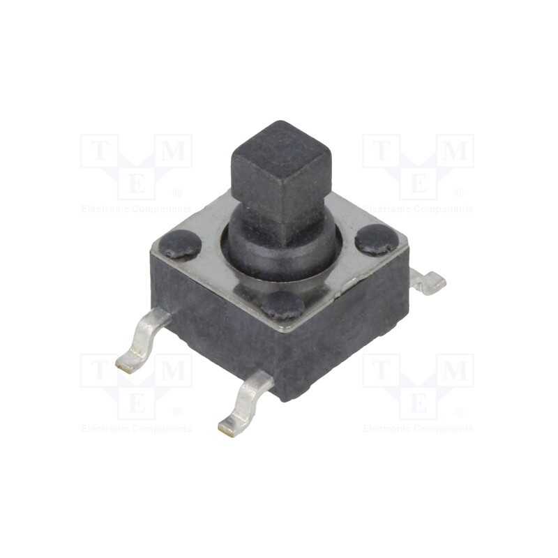 10 pcs : TL3301TF160QG - Microswitch TACT, SPST-NO, Pos: 2, 0.05A/12VDC, SMT, none, 1.57N