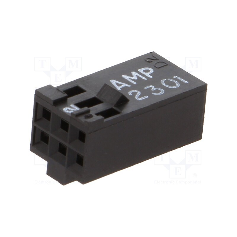 10 pcs : 87631-2 - 06 MODIV HSG DR MRKD .100 POL