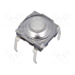 10 pcs : KSA0M211 LFTR - Microswitch TACT, SPST-NO, Pos: 2, 0.05A/32VDC, THT, none, 1.3N