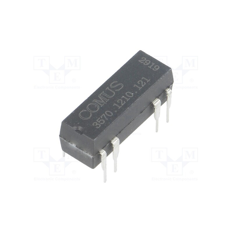10 pcs : 3570.1210.121 - Relay: reed switch, SPST-NO, Ucoil: 12VDC, 500mA, max.150VDC, 10W