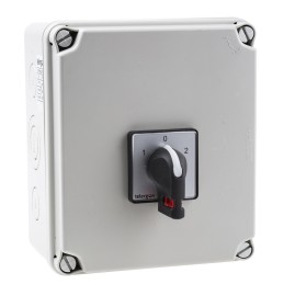 1 pcs - RS PRO 2P Pole Isolator Switch - 40A Maximum Current, 18.5kW Power Rating, IP65