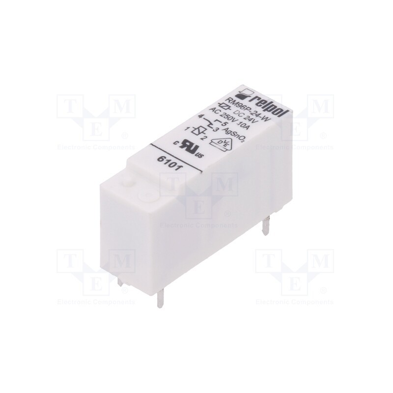 10 pcs : RM96-3011-35-1024 - Relay: electromagnetic, SPDT, Ucoil: 24VDC, 8A, 8A/250VAC, 8A/24VDC