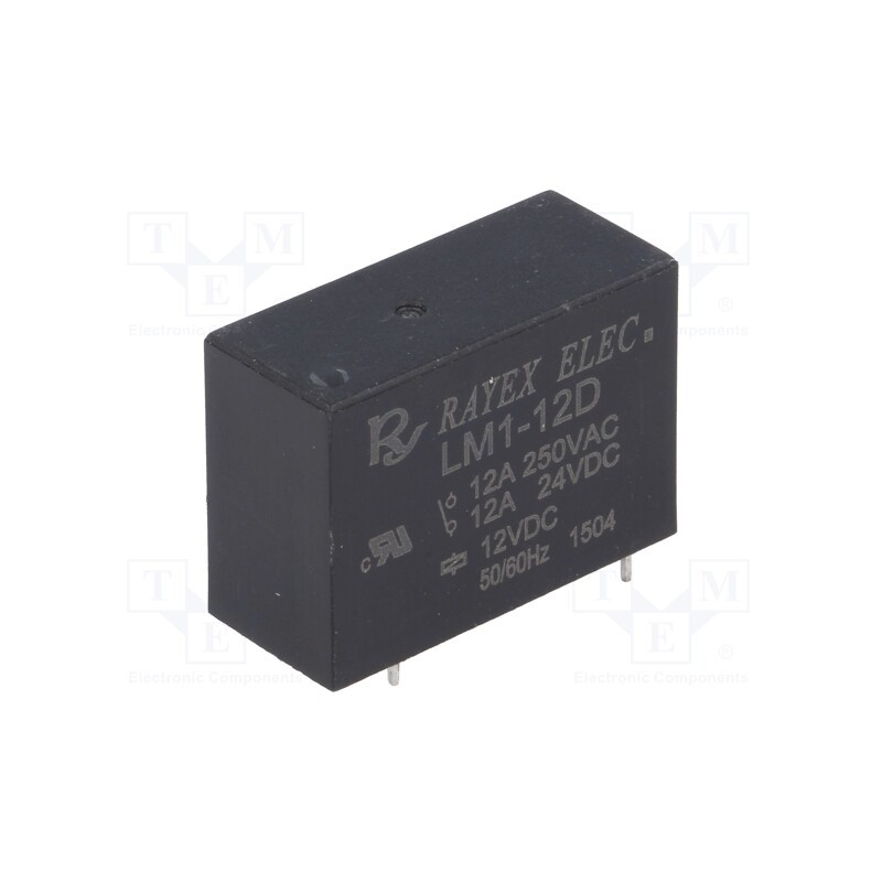 10 pcs : LM1-12D - Relay: electromagnetic, SPDT, Ucoil: 12VDC, Icontacts max: 12A