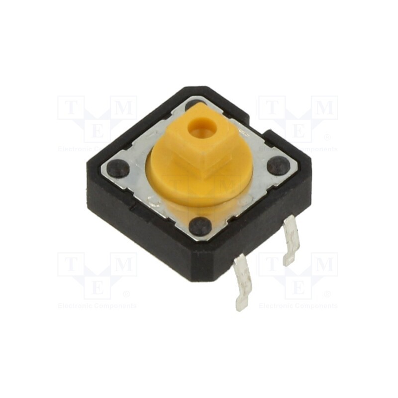 10 pcs : PTS125SJM73-2 LFS - Microswitch TACT, SPST-NO, Pos: 2, 0.05A/12VDC, THT, none, 1.6N