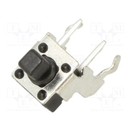10 pcs : TL1105JAF160Q - Microswitch TACT, SPST-NO, Pos: 2, 0.05A/12VDC, THT, 1.57N, 6.35mm