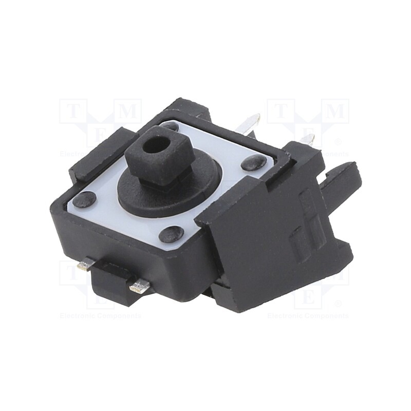 10 pcs : TL1100CF160Q - Microswitch TACT, SPST-NO, Pos: 2, 0.05A/12VDC, THT, 1.57N, 12x12mm