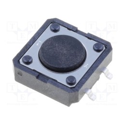 10 pcs : B3FS-4002P - Microswitch TACT, SPST-NO, Pos: 2, 0.05A/24VDC, SMT, none, 1.47N