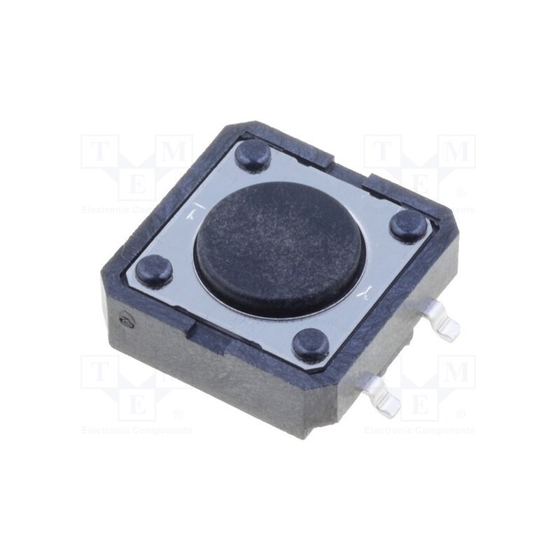 10 pcs : B3FS-4002P - Microswitch TACT, SPST-NO, Pos: 2, 0.05A/24VDC, SMT, none, 1.47N