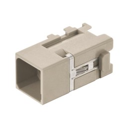 1 pcs - HARTING Crimp Connector M12 Cube, Male, Han-Modular, Han-Domino