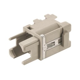 1 pcs - HARTING Crimp Connector M12 Cube, Female, Han-Modular, Han-Domino