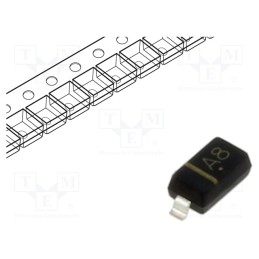 50 pcs : BAV19WTR - Diode: switching, SMD, 100V, 0.2A, 50ns, SOD123, Ufmax: 1.25V, 0.5W