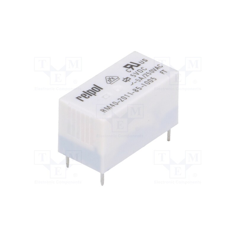 10 pcs : RM40-2011-85-1005 - Relay: electromagnetic, SPDT, Ucoil: 5VDC, 5A, 5A/250VAC, 5A/30VDC