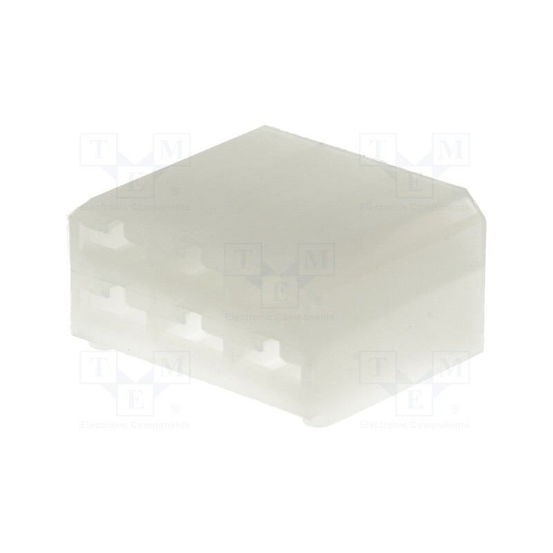 10 pcs : 880297-1 - Terminals cover, female, ways: 6, natural, FASTIN-FASTON