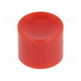 10 pcs : KM 409 - Button, Illumin: none, Body: red, Mat: ABS, MPA