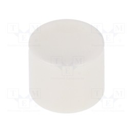 10 pcs : KM 410 - Button, Illumin: none, Body: white, Mat: ABS, MPA