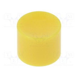 10 pcs : KM 408 - Button, Illumin: none, Body: yellow, Mat: ABS, MPA