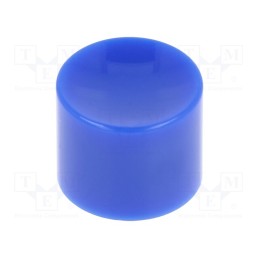 10 pcs : KM 404 - Button, Illumin: none, Body: blue, Mat: ABS, MPA