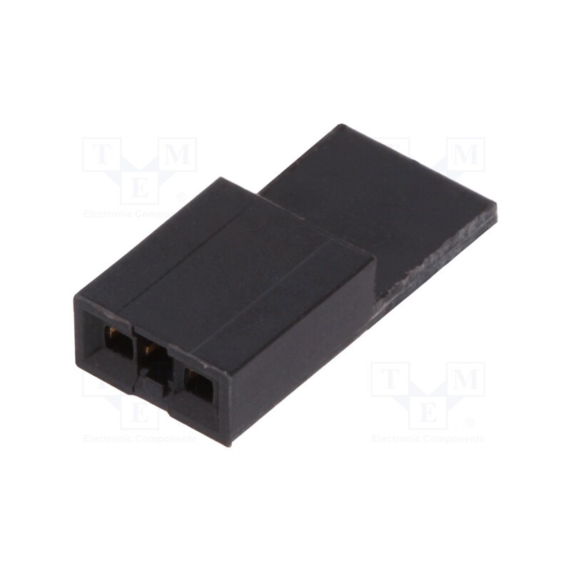 20 pcs : 881545-2 - Jumper, pin strips, female, PIN: 2, open,with holder, 2.54mm, 1x2