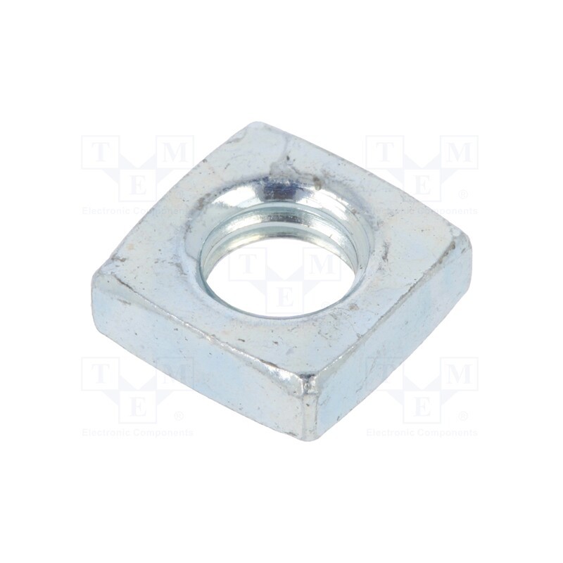 500 pcs : 1092510 - Nut, square, M5, 0.8, steel, Plating: zinc, BN 145, DIN 562